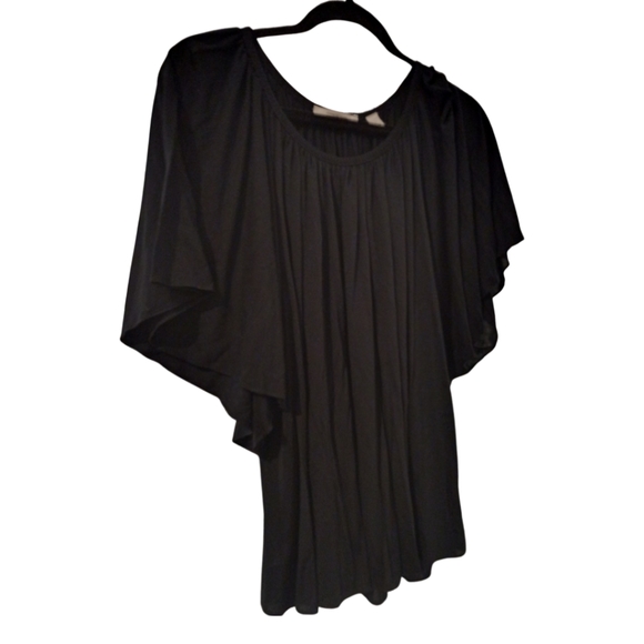 Country Road vintage Black puff sleeve tee in size L - Picture 2 of 7